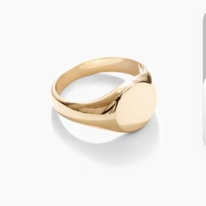 Thatch Gold Signet Ring